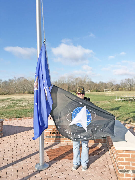 Local News Space Force Flag Hoisted At Military Plaza 11 17 Brazil Times